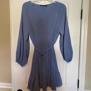 Blue size L knee length dress